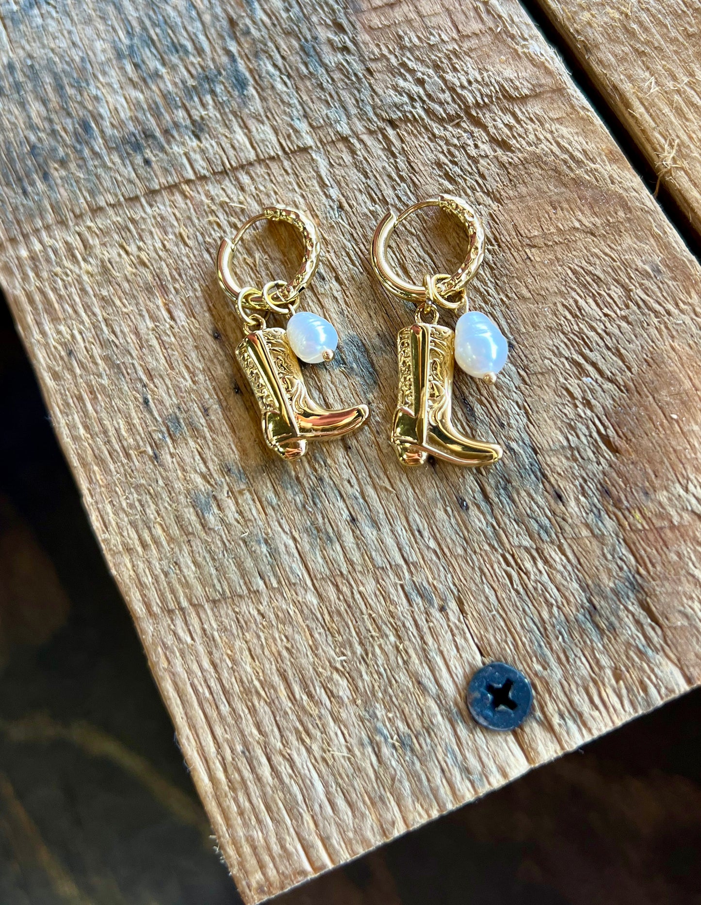 Cowgirl Boot Earrings