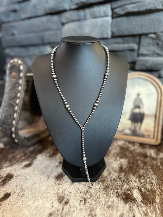 Lariat Graduated Pearls