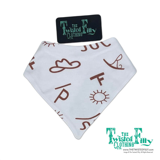 Brands Bandana Bib *White/Brown