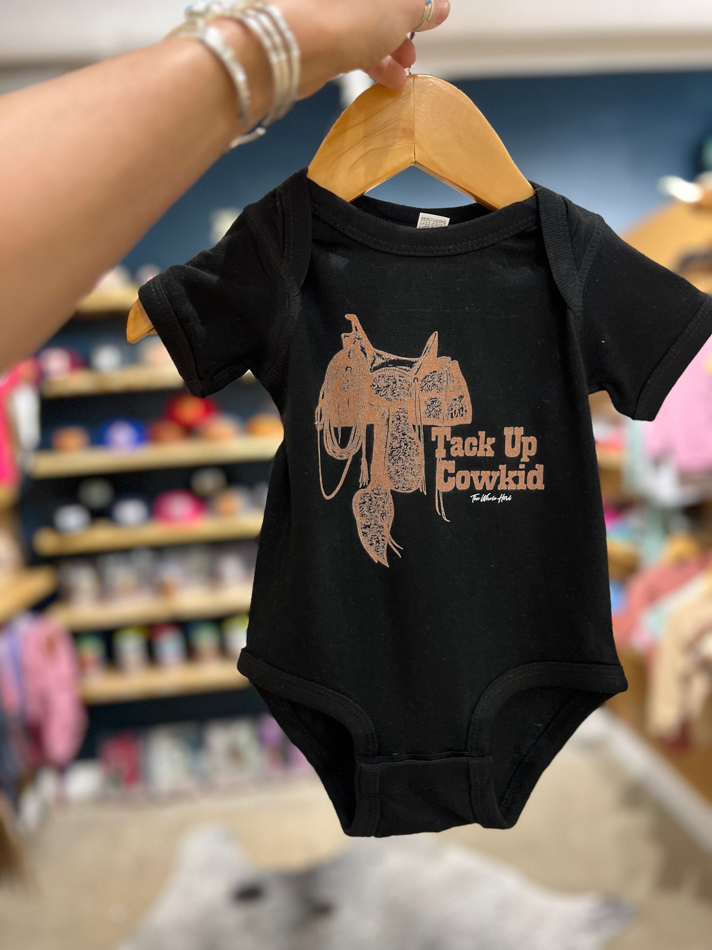 Tack Up Cowkid Onsie
