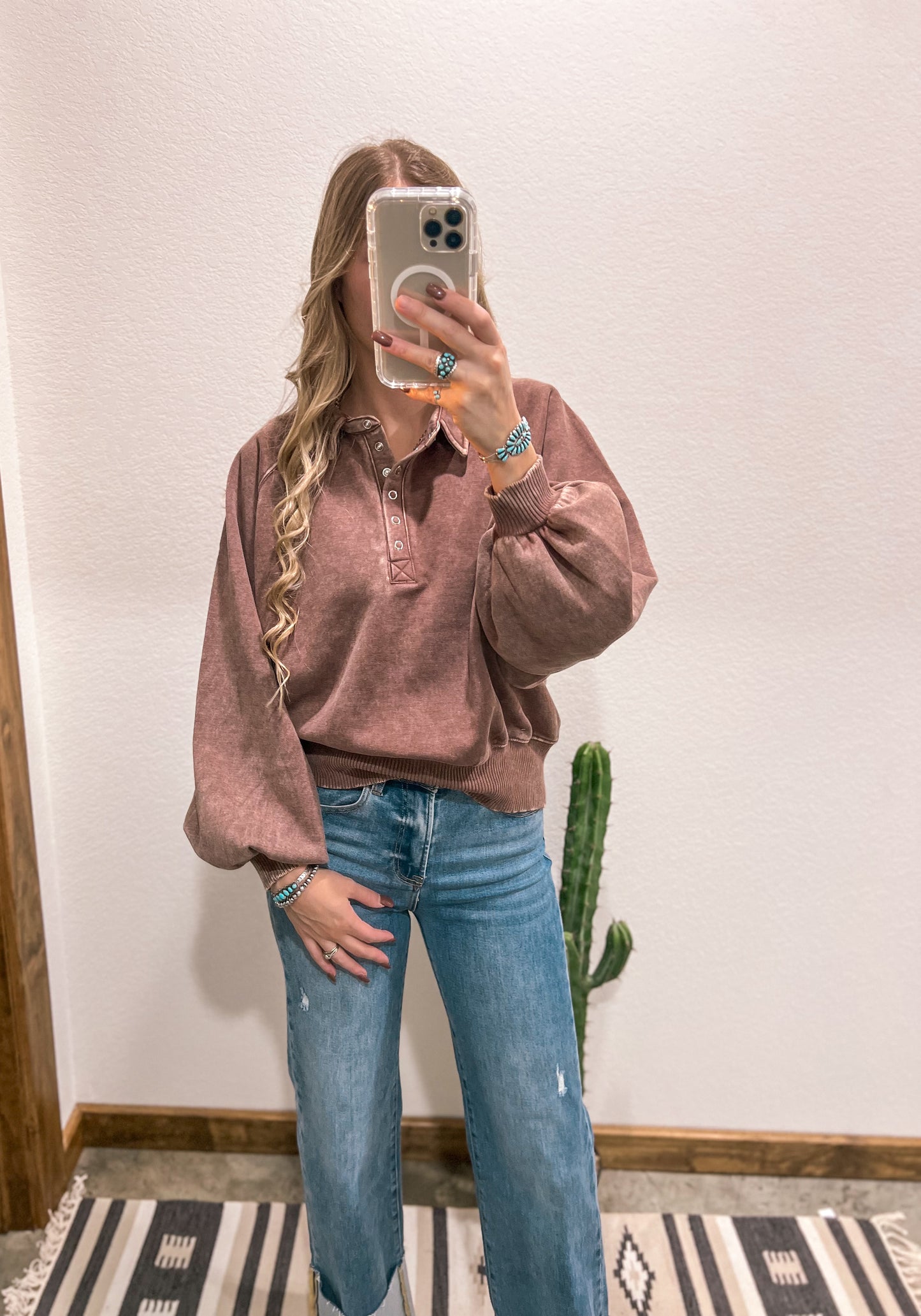Kallie Sweatshirt *Mocha