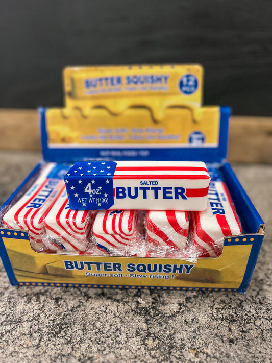 Red White & Blue Butter Squishy