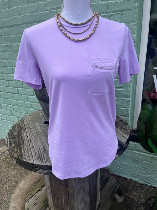 Lavender Basic Tee