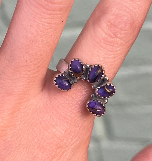 Purple Mojave Naja Ring *Adjustable