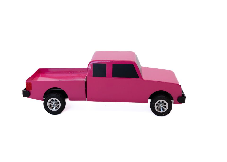 Extended Cab Pink Truck