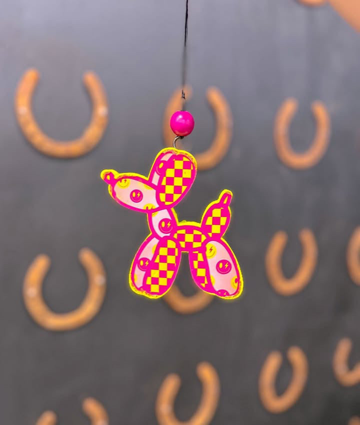 Balloon Dog Freshie- Strawberry Lemonade