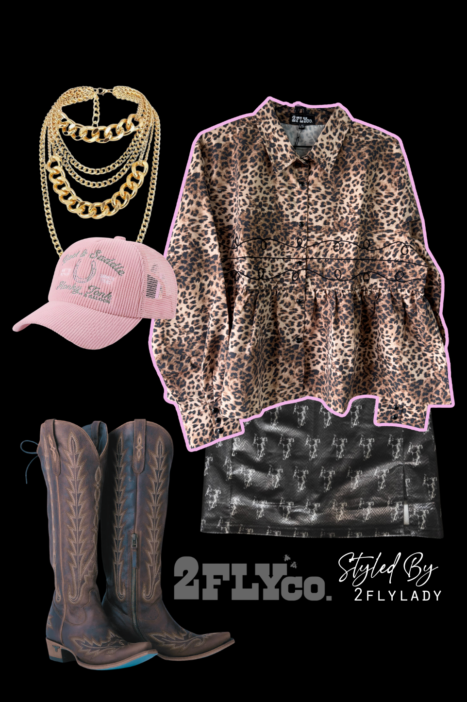 Loopty Lou Long Sleeve *Leopard