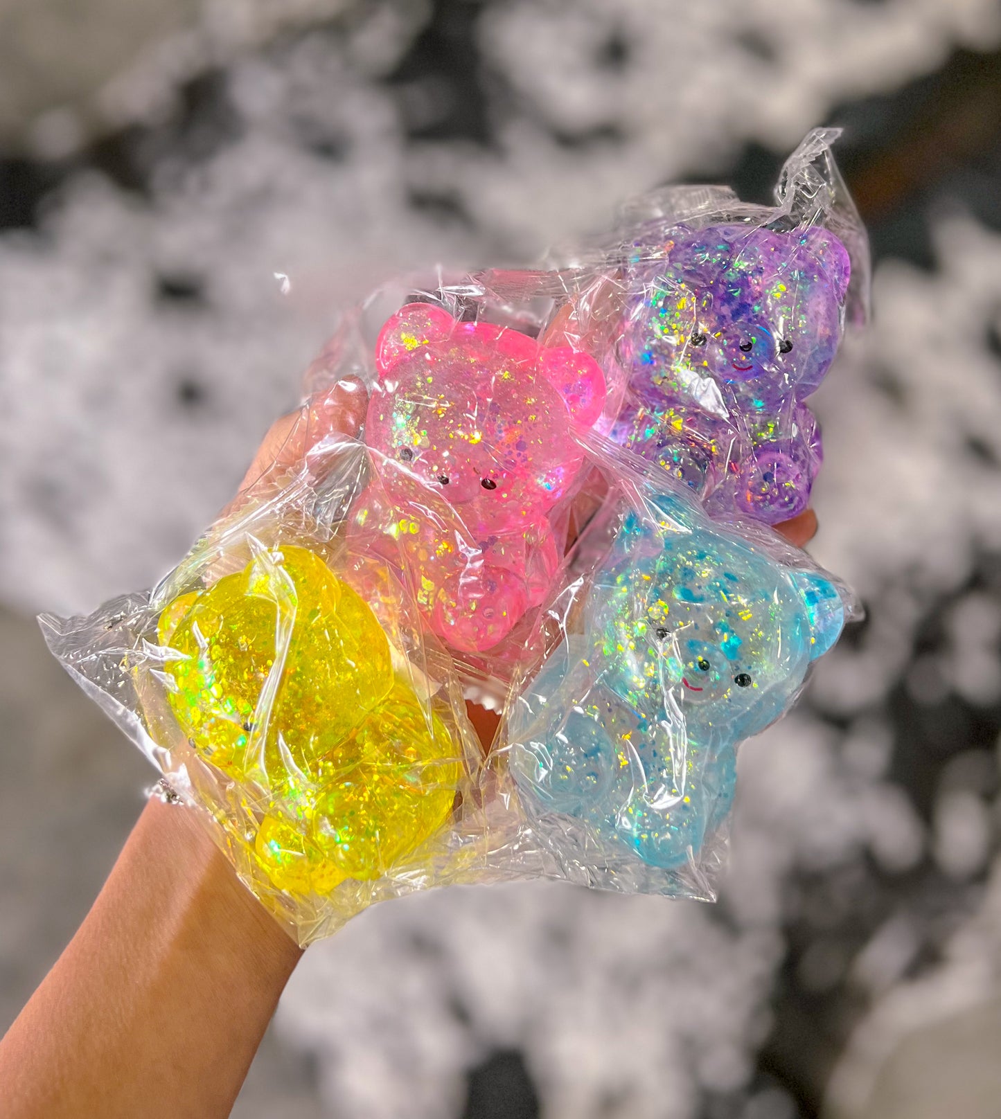 Sugar Squeezy Glitter Bear