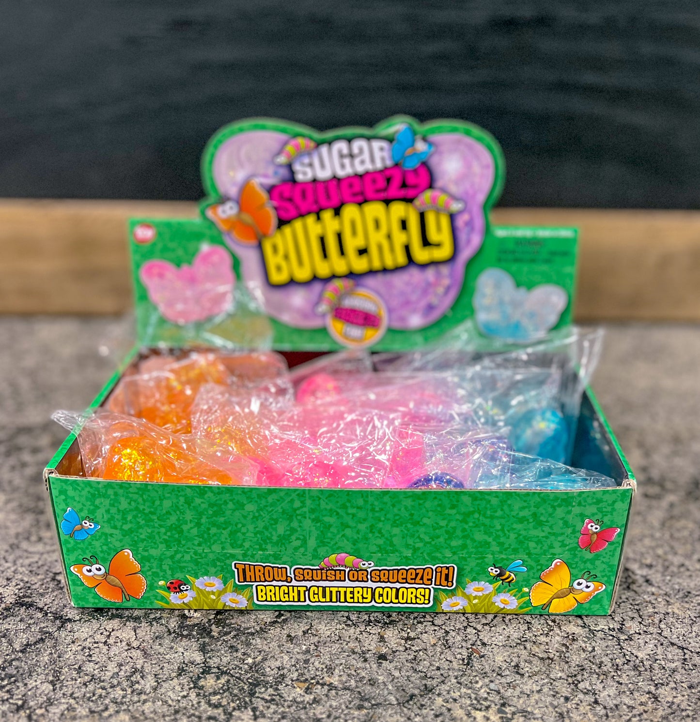 Glitter Butterfly Sugar Squeezy