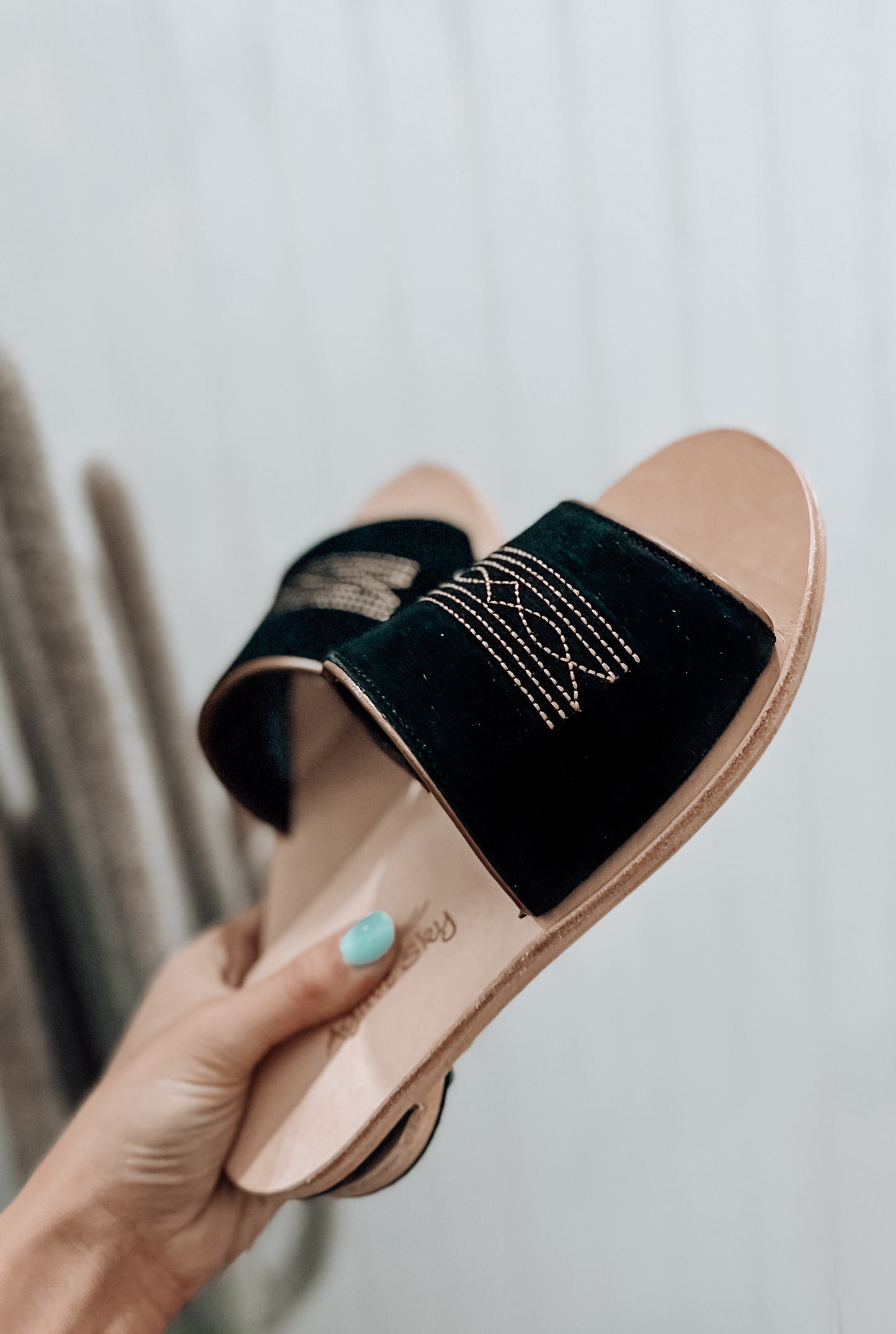 Nadia Boot Stitch Black & Copper