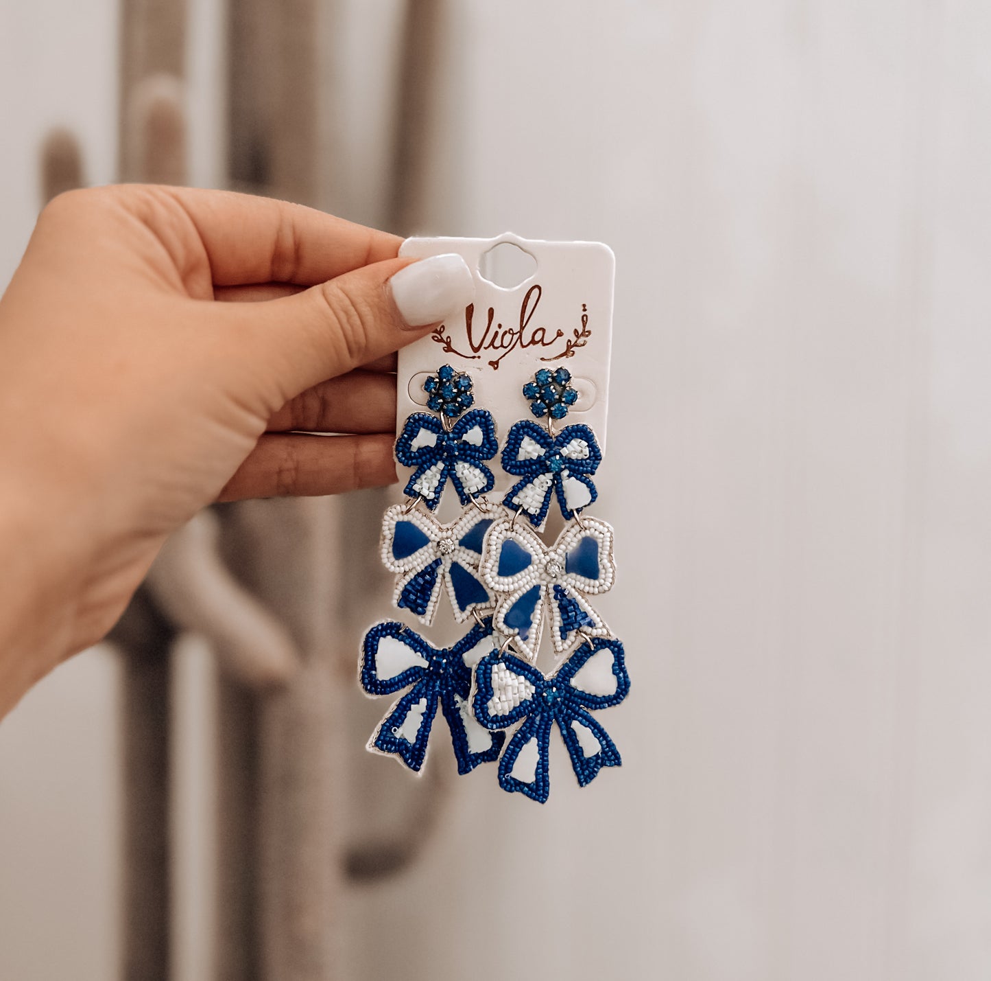 Bow Dangle Earrings