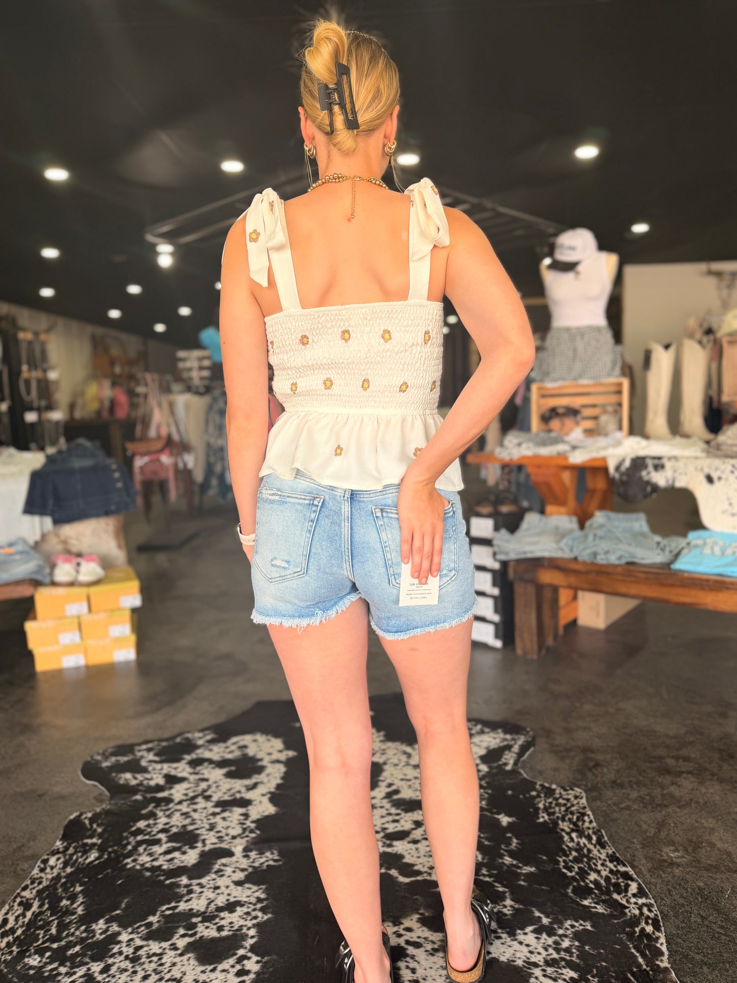Daisy Patch Top