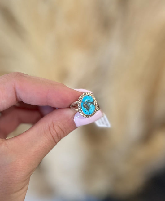 Sleeping Beauty Turquoise Ring *Size 5.5