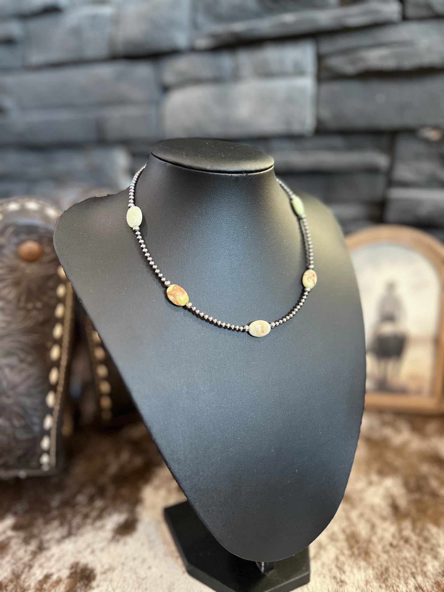 Lemon Turquoise Choker