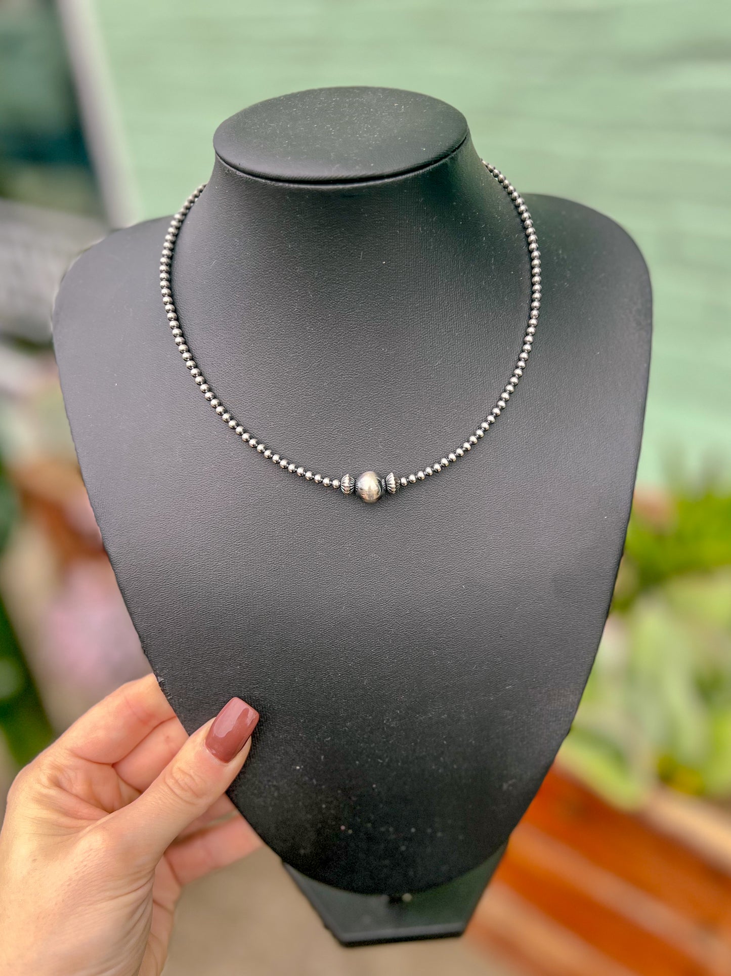 14” 3mm Sterling Silver Pearls