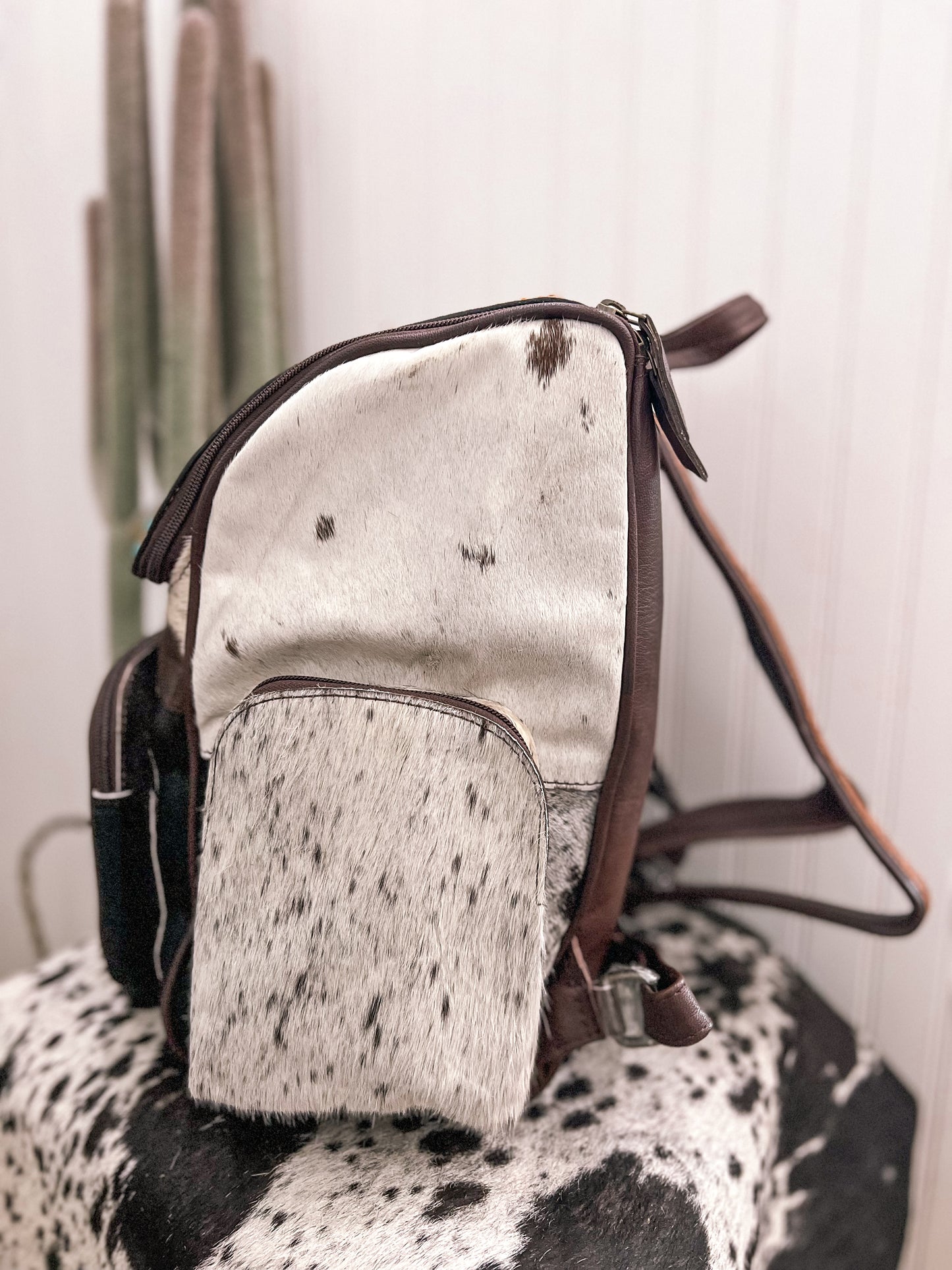 Turquoise Mama Tooled Cowhide Backpack/Diaper Bag