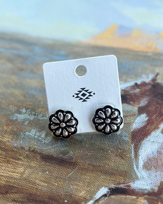 Flower Concho Earrings