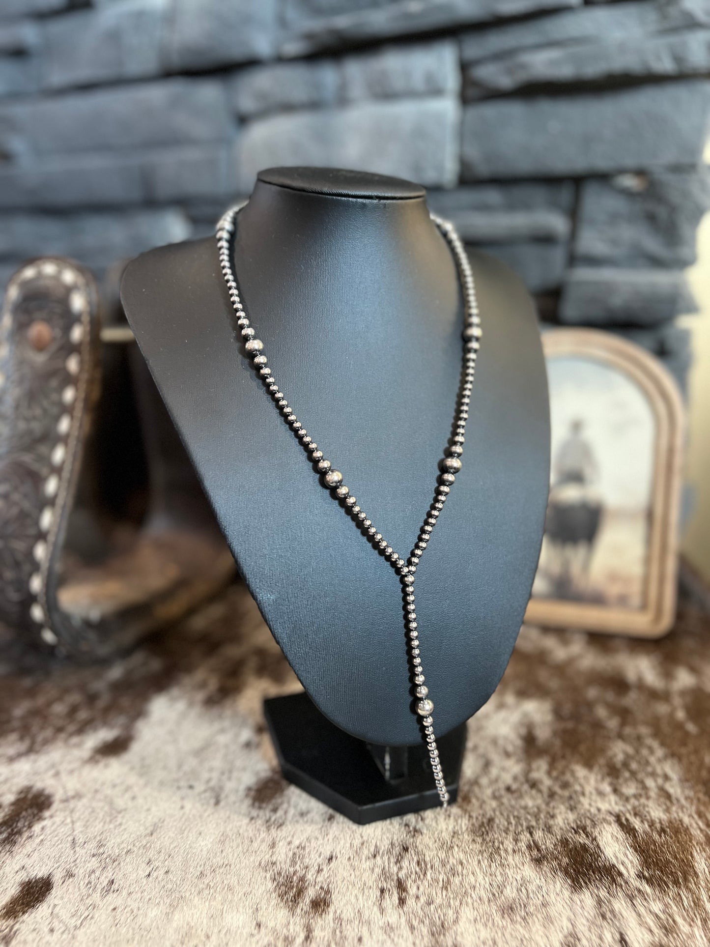 Lariat Graduated Pearls