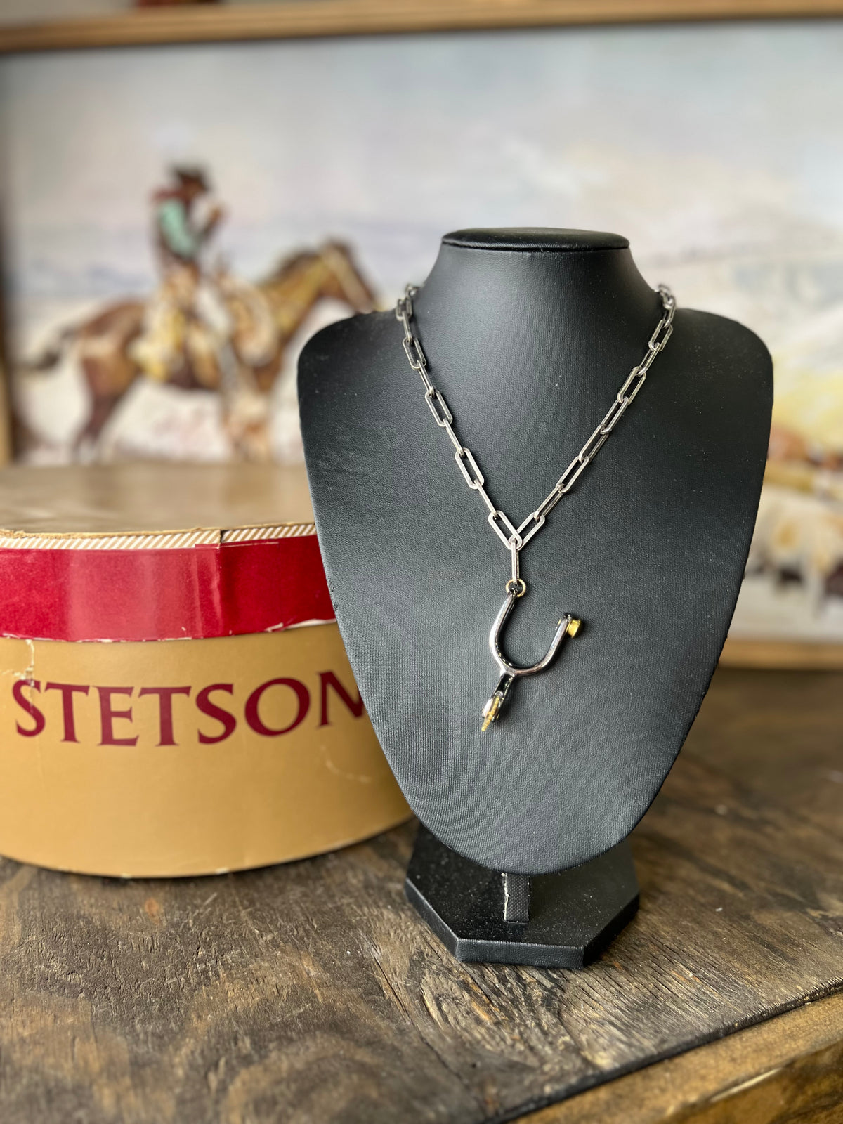 V2 Designs Silver & Gold Spur Necklace