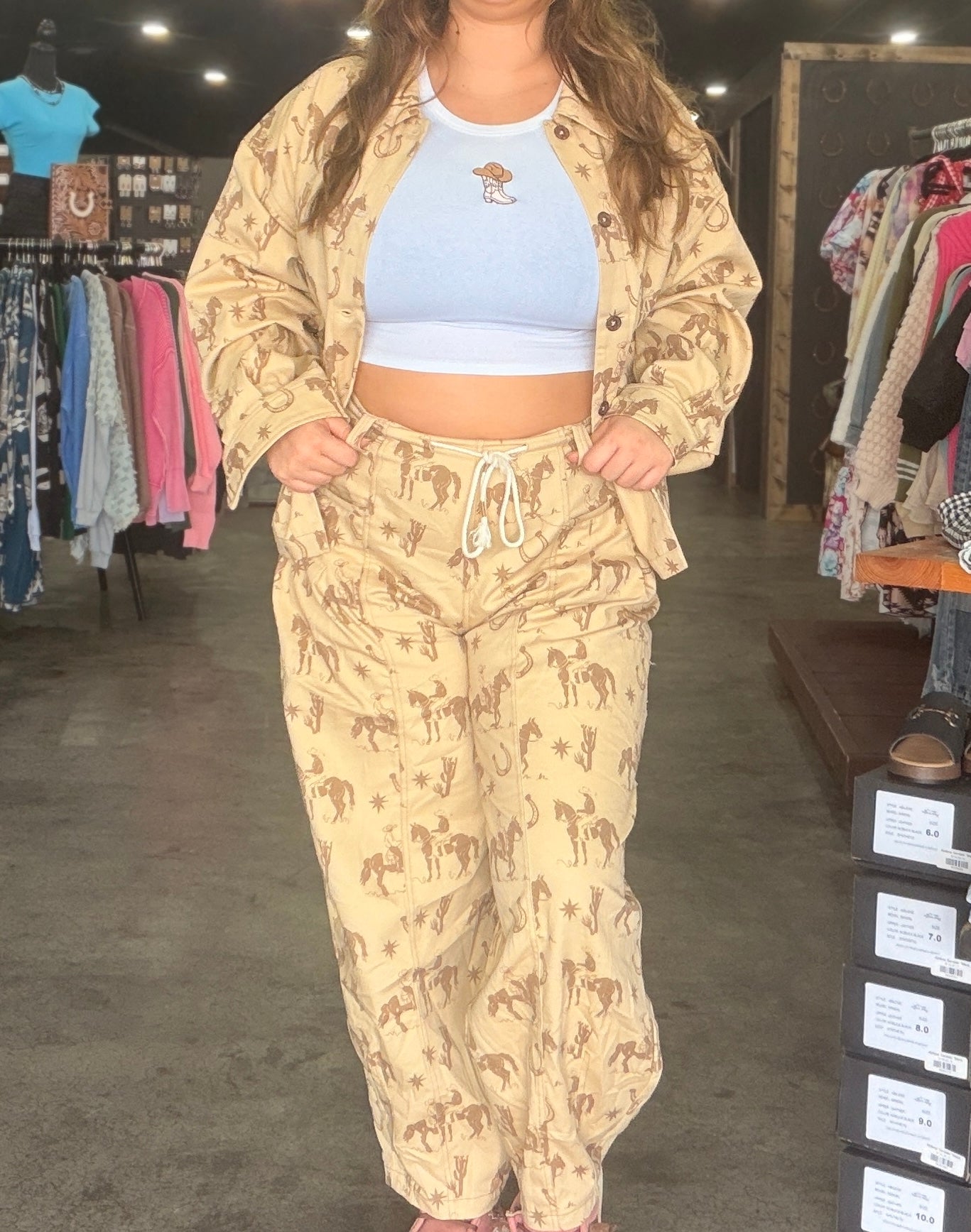 The Cowgirl Crop Tank
