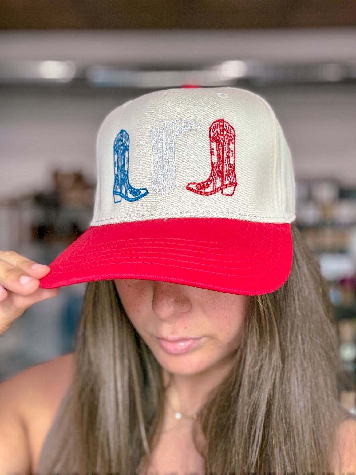 Patriotic Boots Trucker Hat
