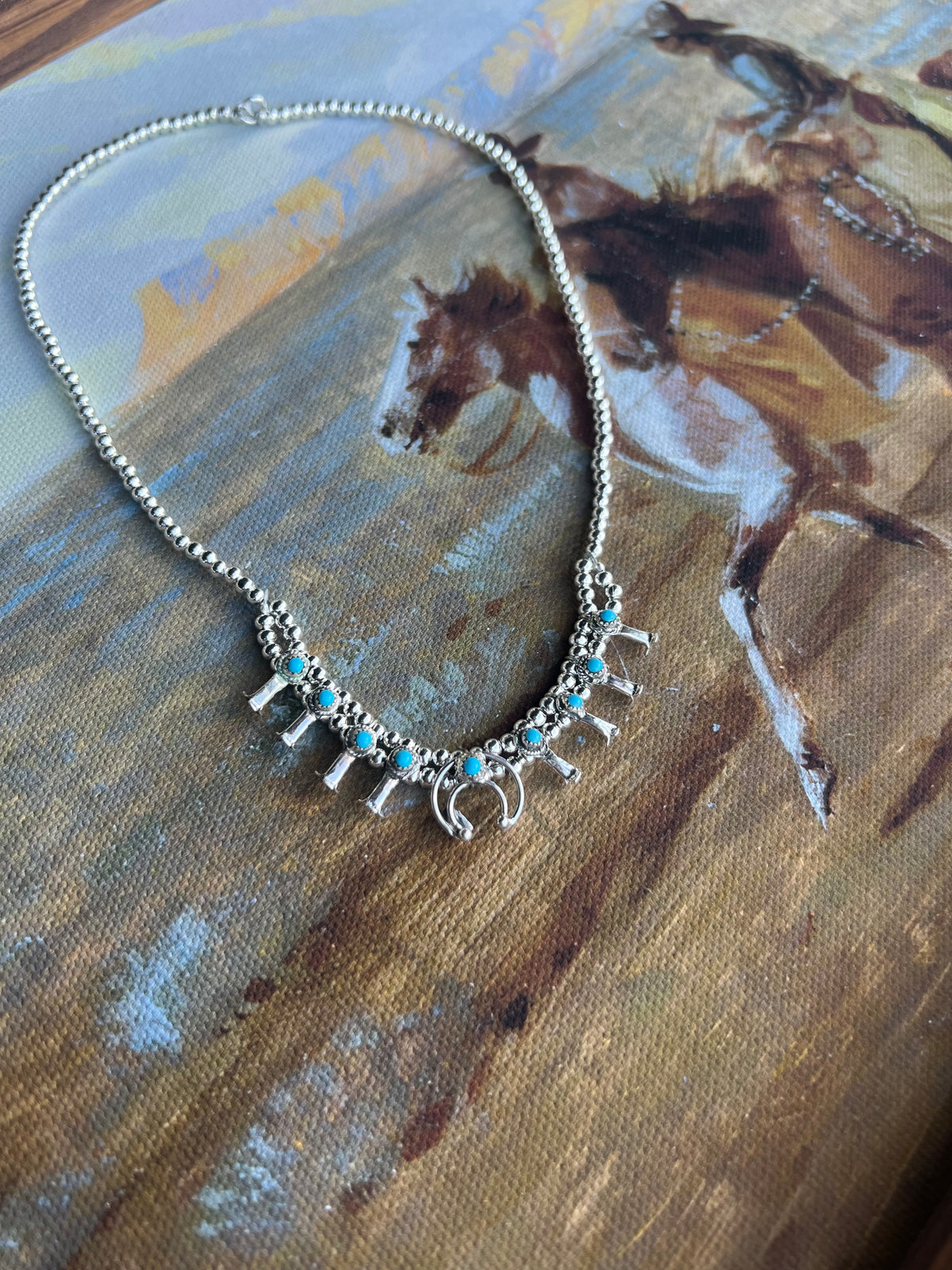 Baby Squash Blossom Necklace
