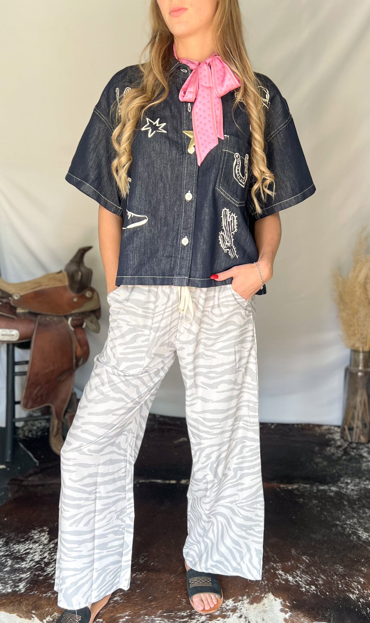 Cowgirl Classic Denim Top