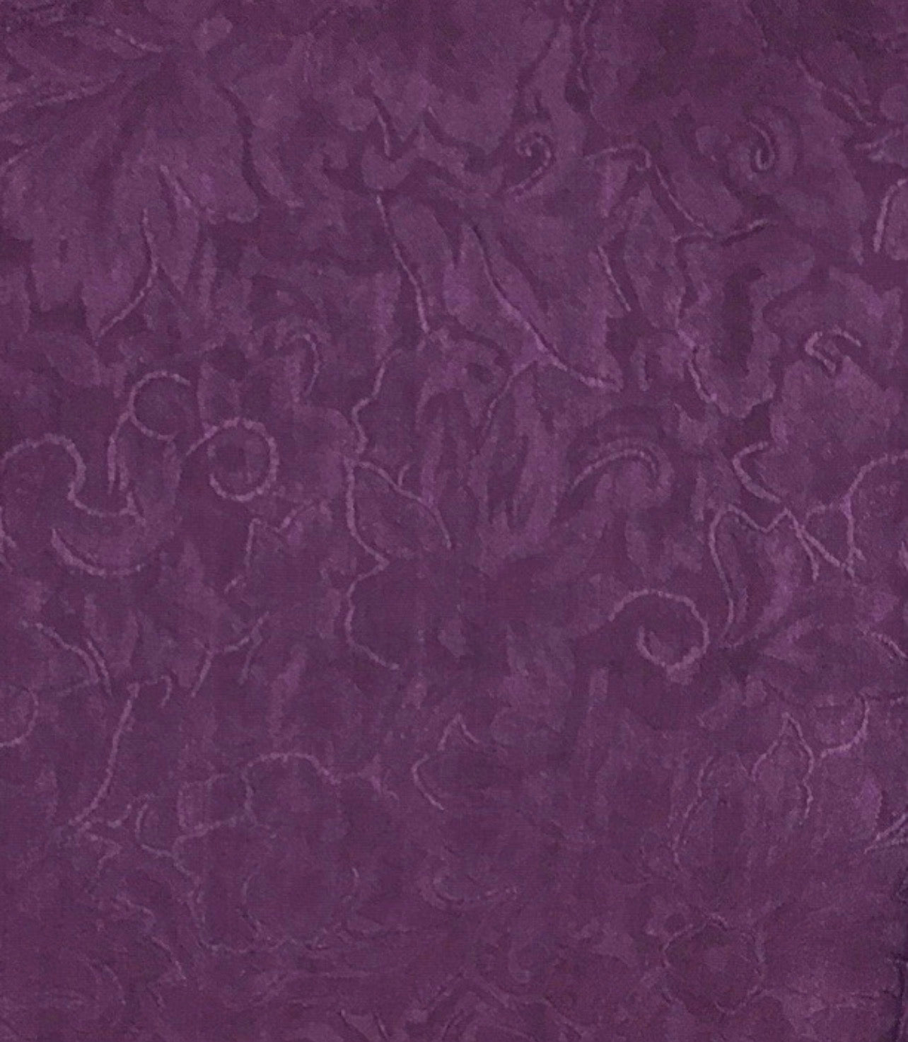 Jacquard Silk Wild Rag Plum
