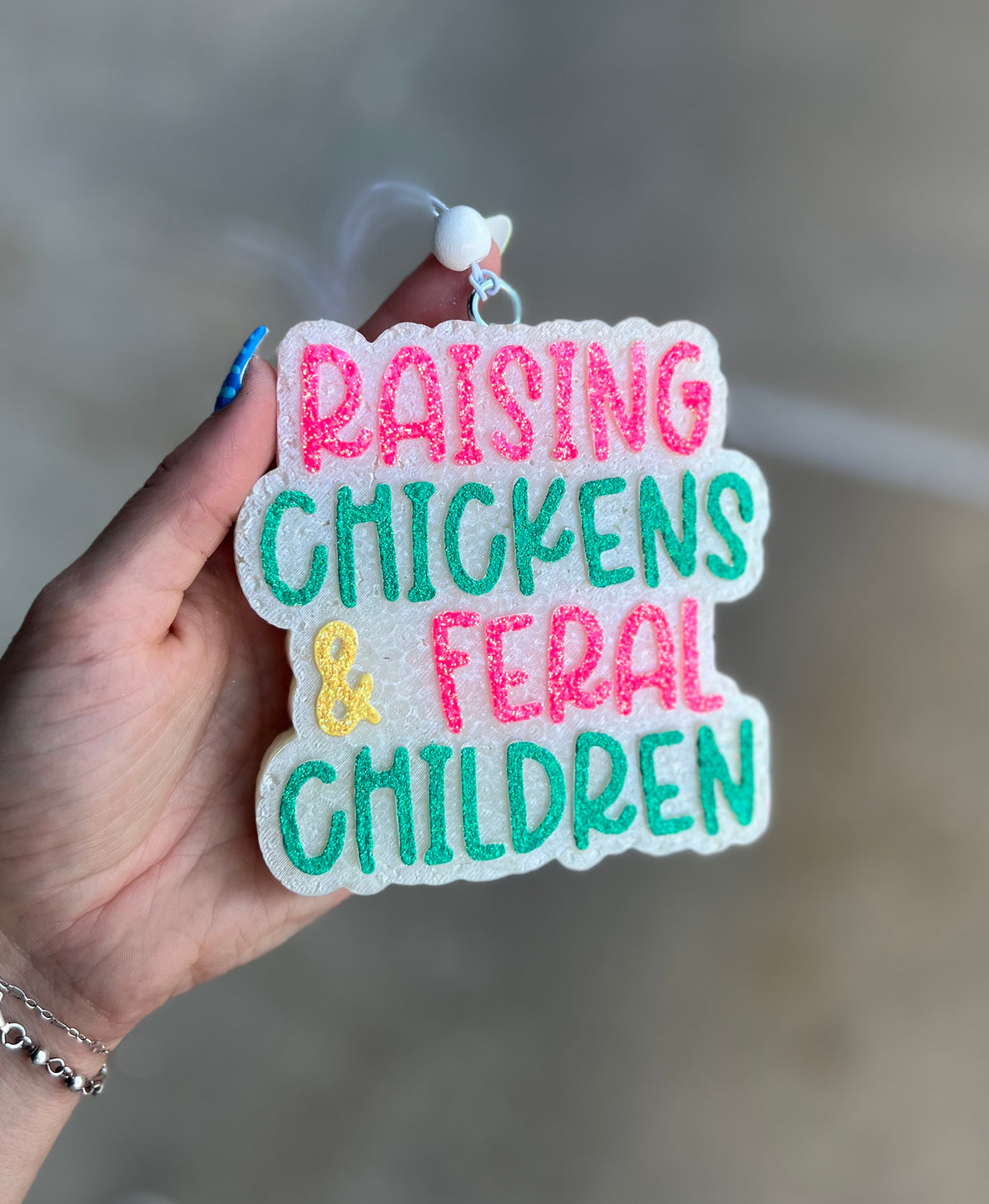 Raising Chickens & Feral Children Freshie - Baja Cactus Blossom