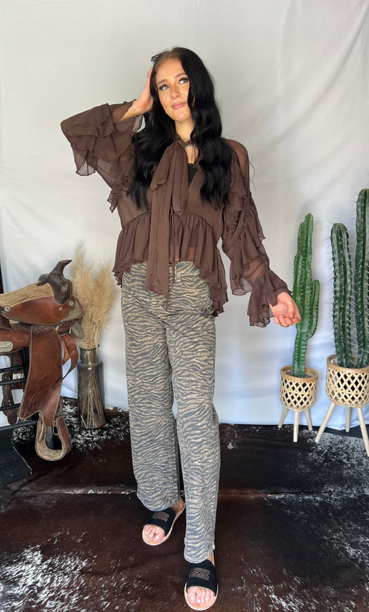 The Wild Mare Top *Mocha