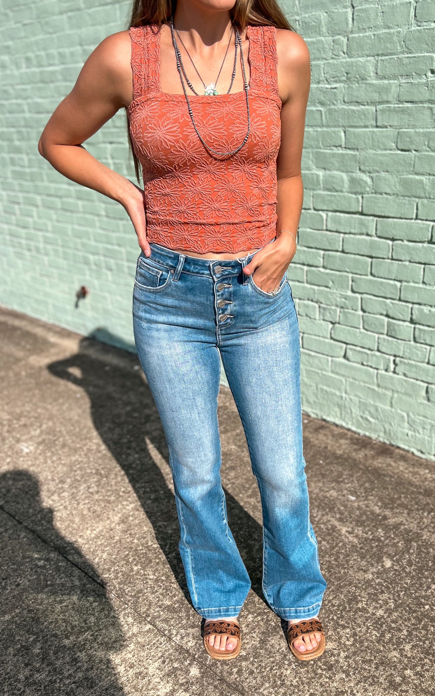 The Annie High Rise Bootcut Jeans