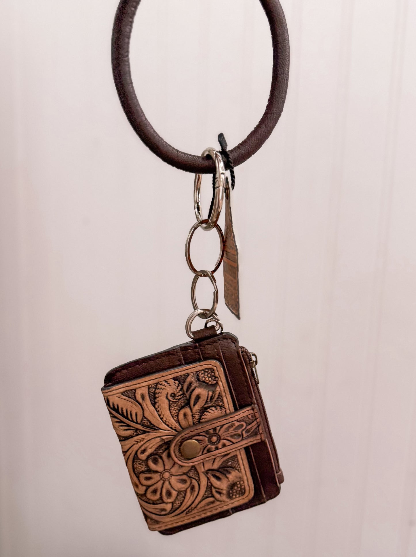 Tooled Leather Wristlets