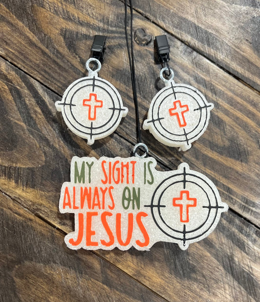 Sight on Jesus Freshie Vent Clips- Rhinestone Cowboy