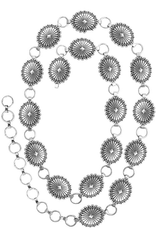Mini Oval Concho Belt