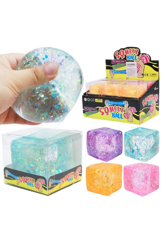 Glitter Cube Squishy
