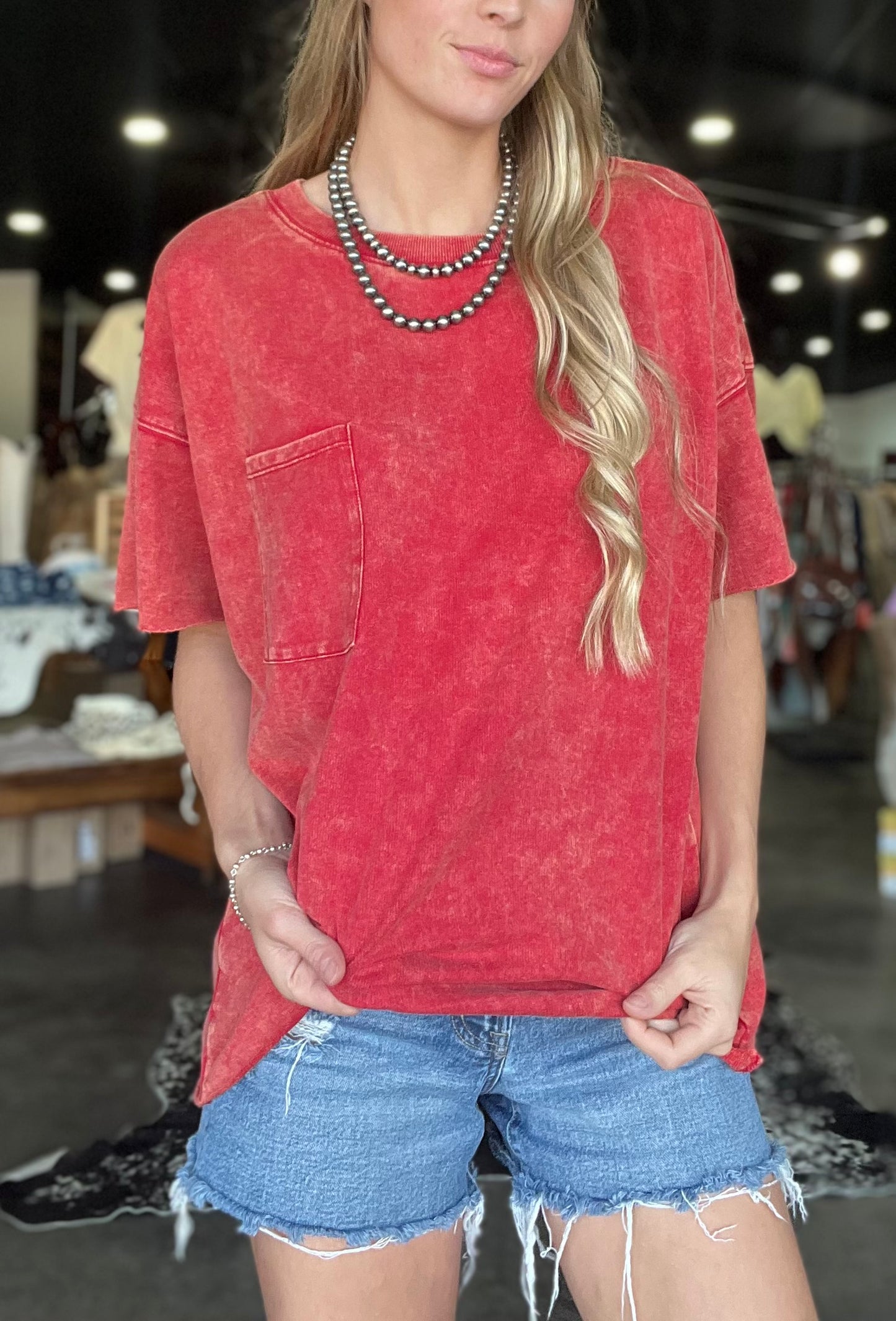 The Tilley Top *Red