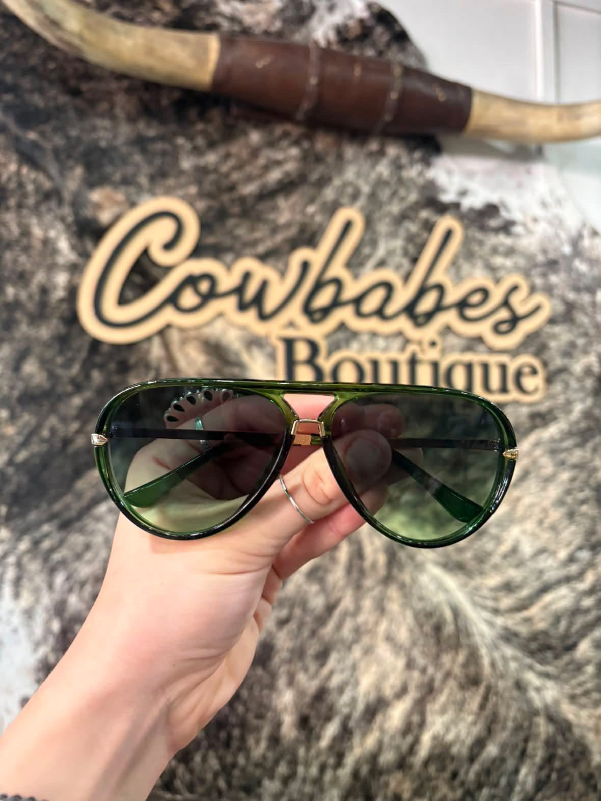 Oversized Retro Frame Sunglasses