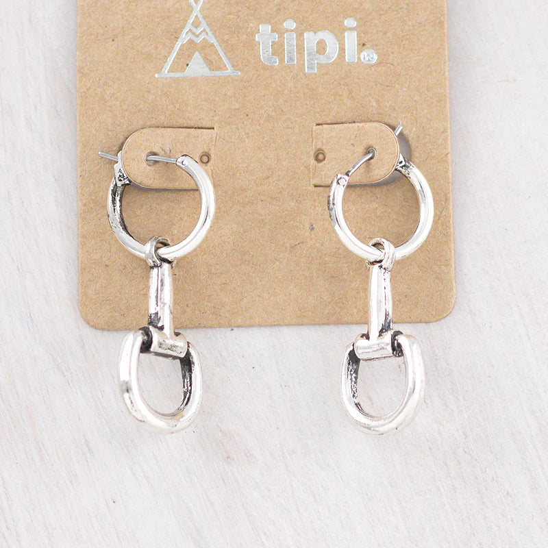Horse Bit Hoop Earrings