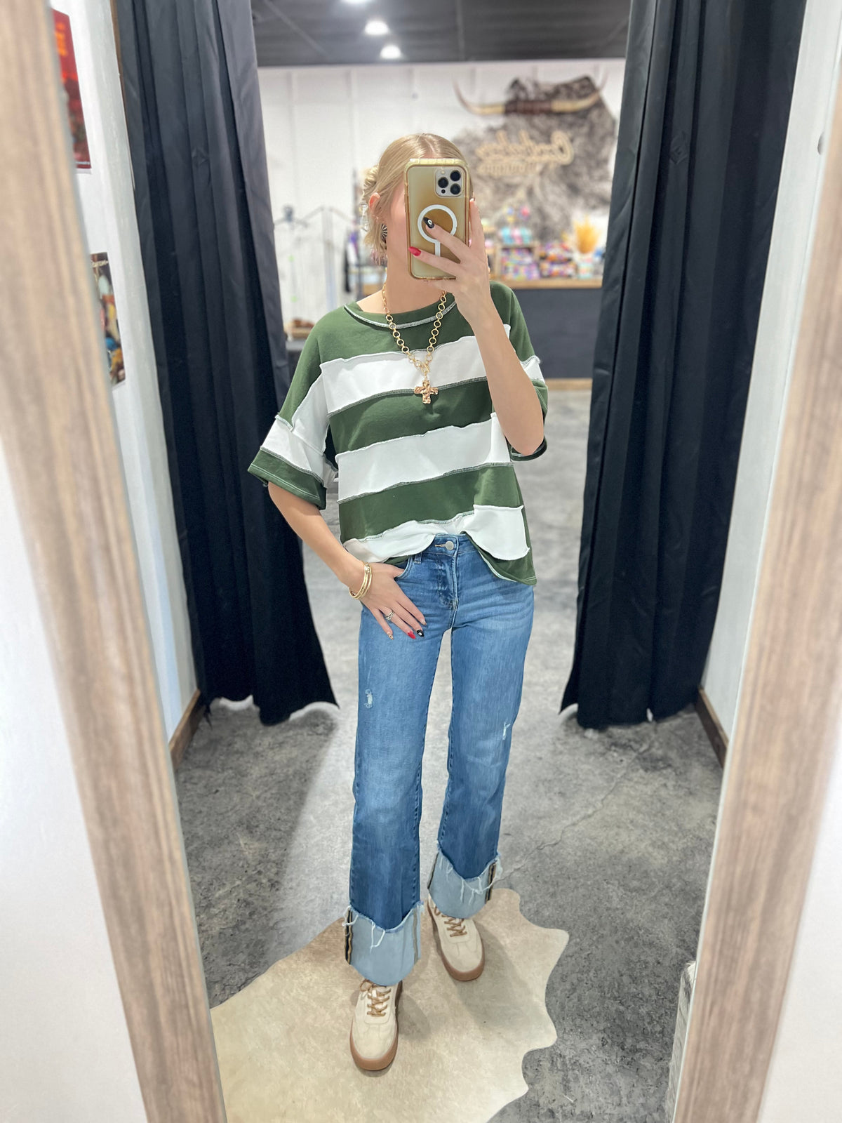 The Ember Striped Top