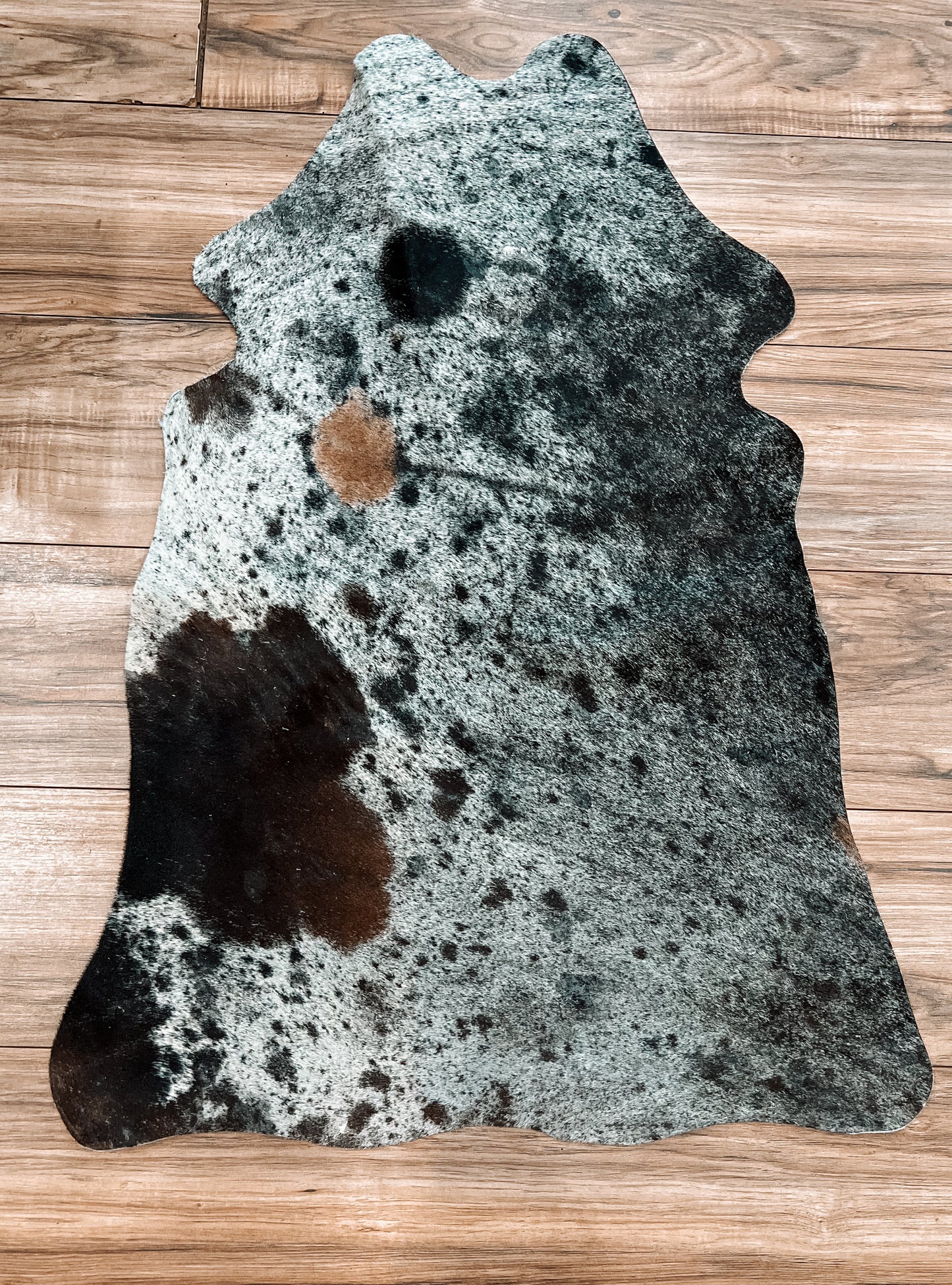 Black/White Calf Rug