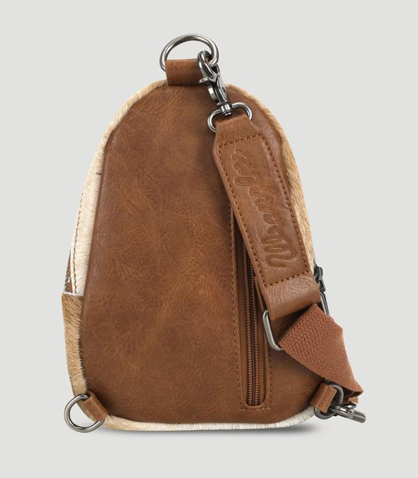 Wrangler Cowhide Sling Bag *Brown