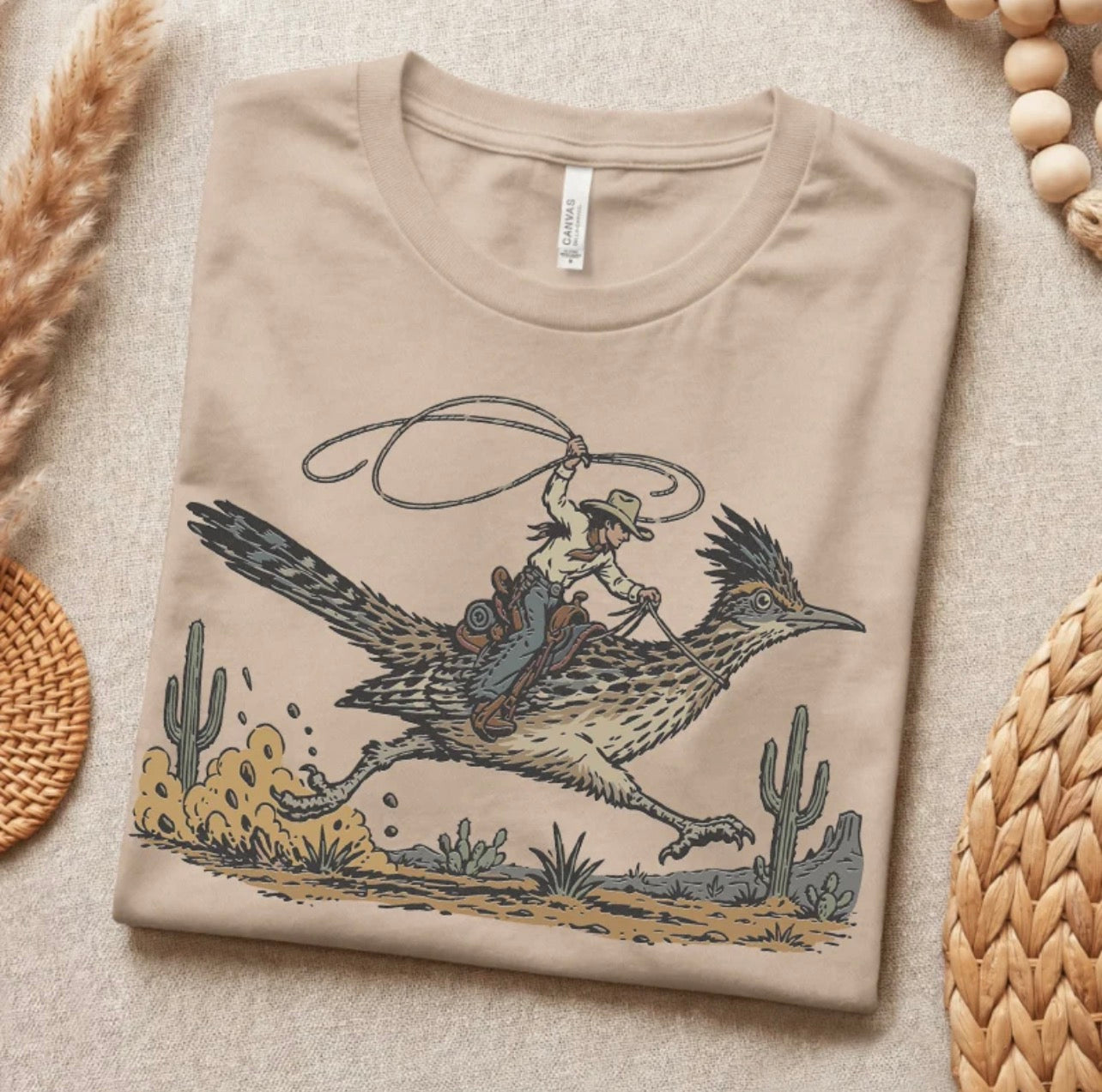 Cowboy Roadrunner Graphic Tee