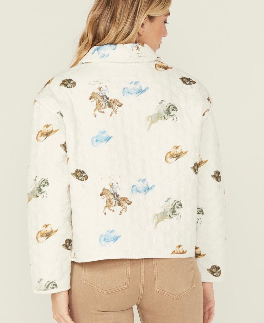 Wren Quilted Zip Up Jacket