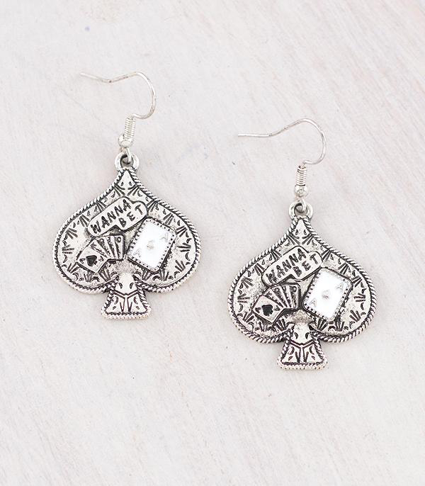 Wanna Bet Earrings
