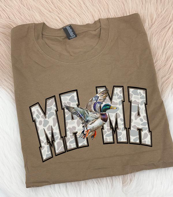 Camo Mama Duck Graphic Tee