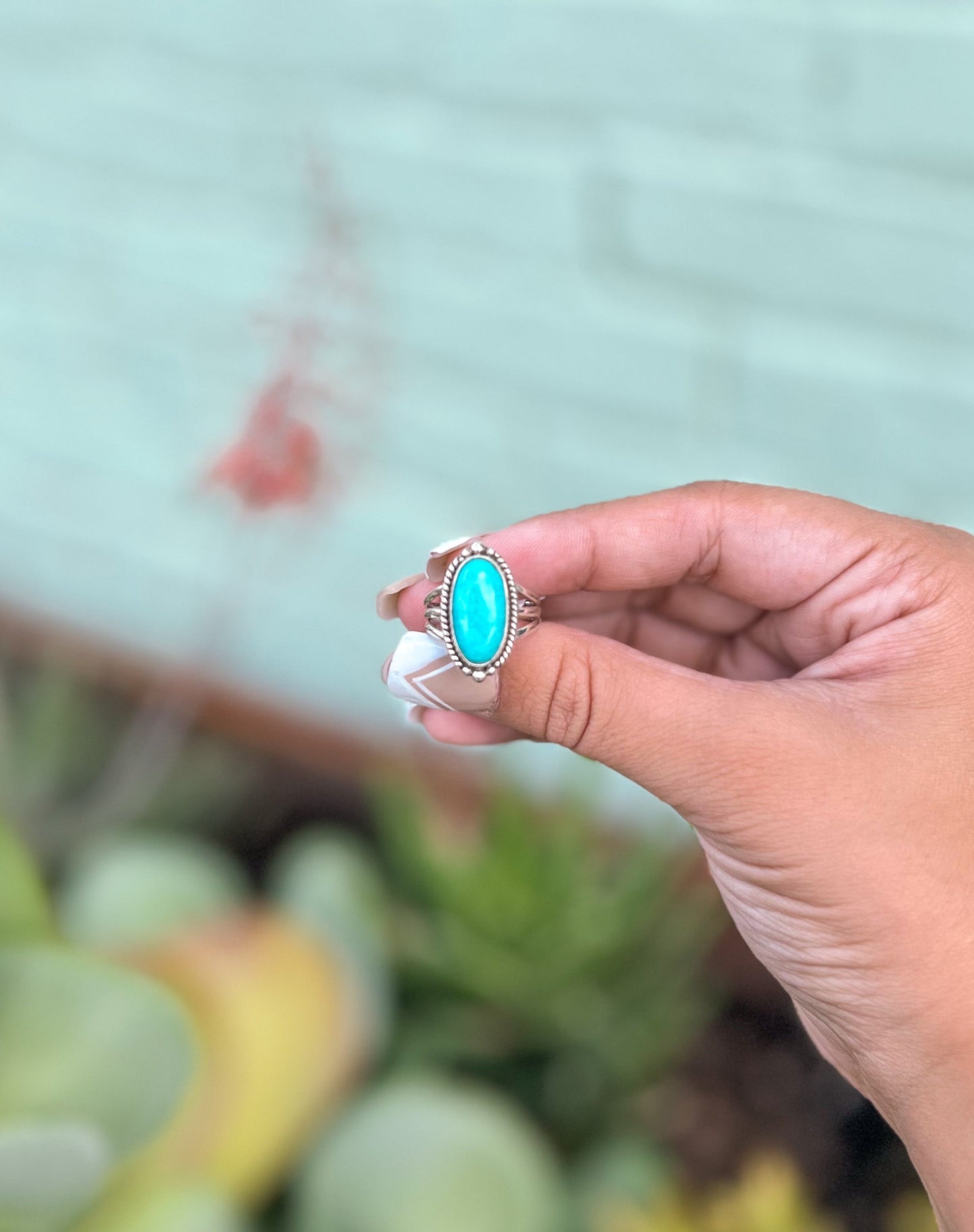 Kingman Turquoise Ring Size 6