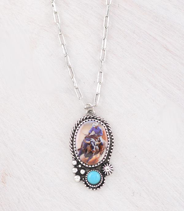 Vintage Cowboy Necklace