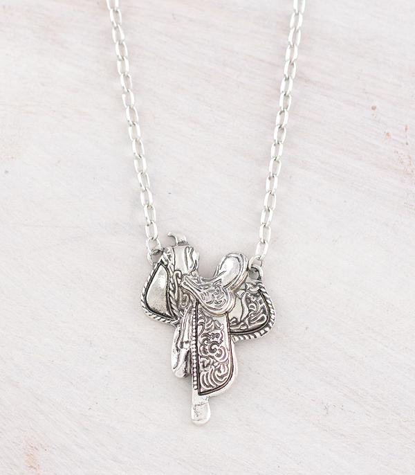 Saddle Pendant Necklace