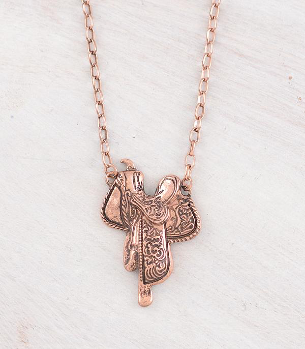 Saddle Pendant Necklace