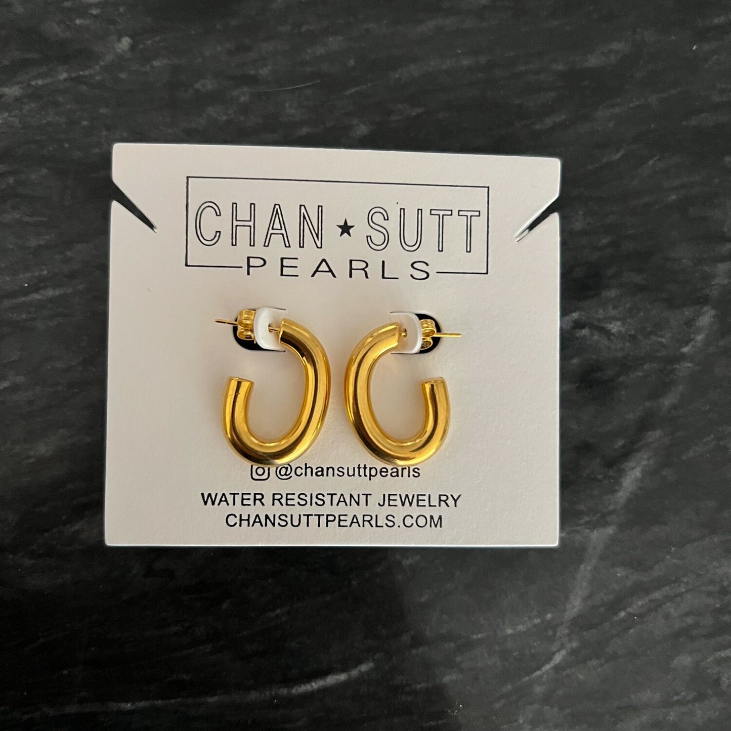 Small Oval Hoops
